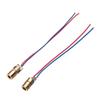 5pcs Adjustable Laser Diode 650nm 6mm 3/5V 5 Million Watt  Red Point Line Laser Diode Module Red Copper Head