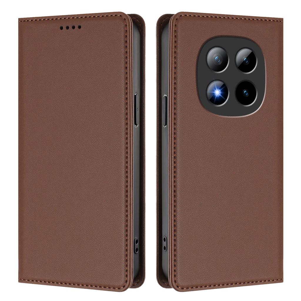 Für Xiaomi Poco M8 Pro 5G/Redmi Note 15 Pro+ 5G (Global) Leder Geldbörse Hülle Magnetverschluss RFID-Blockierung Handyhülle