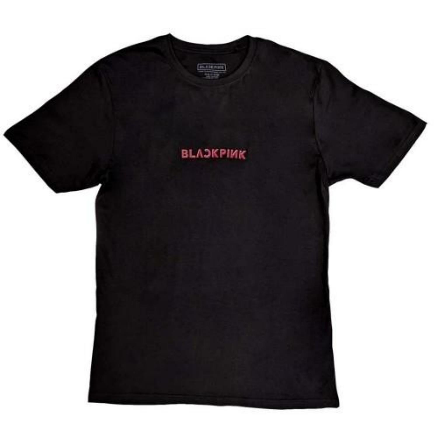 Blackpink Unisex Adult Pink Venom Group Shot Cotton T-Shirt S чёрный