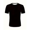 Europäische Größe Herren American Vintage Street Style T-Shirt, Retro Rundhals, Kurzarm Lässig Atmungsaktiv Einfarbig Sommer Basic Tee