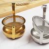 NEW Rotating Tea Strainer Stainless Steel Gold Silver Fine Mesh Tea Filter Sieve Teaware 360 Rotatable Tea Infuser Kitchen Tool