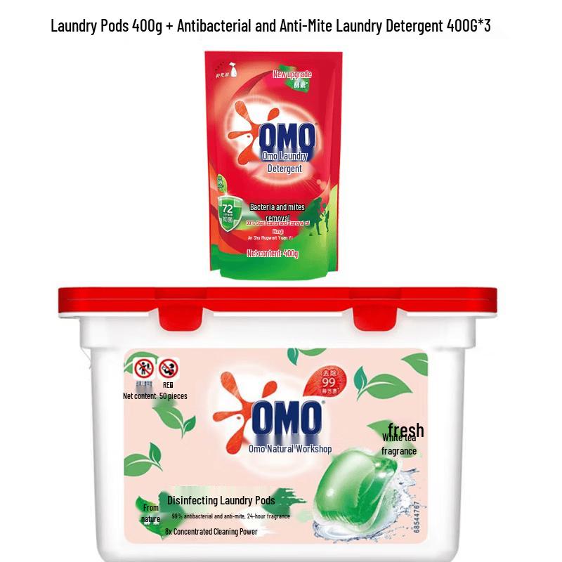 OMO Natural Workshop White Tea Laundry Bundle