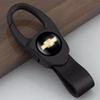Alloy Car Keychain Luxury Leather Key Rings Pendant For Chevrolet Aveo Captiva Matiz Cruze Malibu Orlando Equinox Spark Sail S10