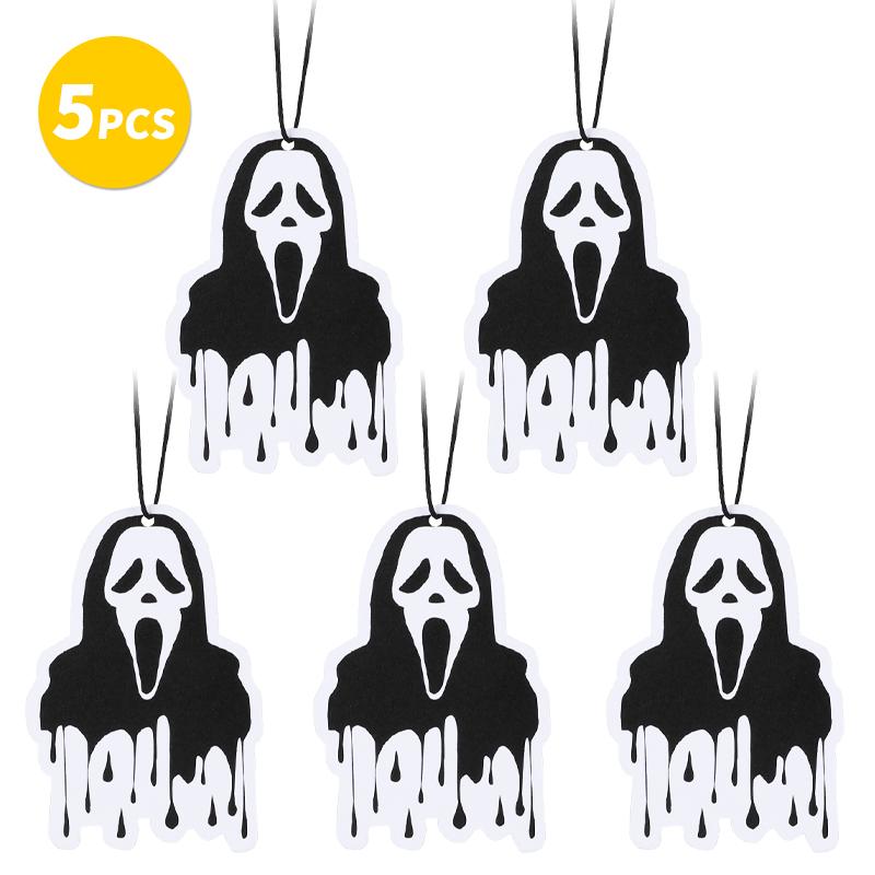 Car Air Fresheners - Pink Ghost Cute Car InteriorAccessories Hanging Scents Anime Freshener Automotive Room Decor