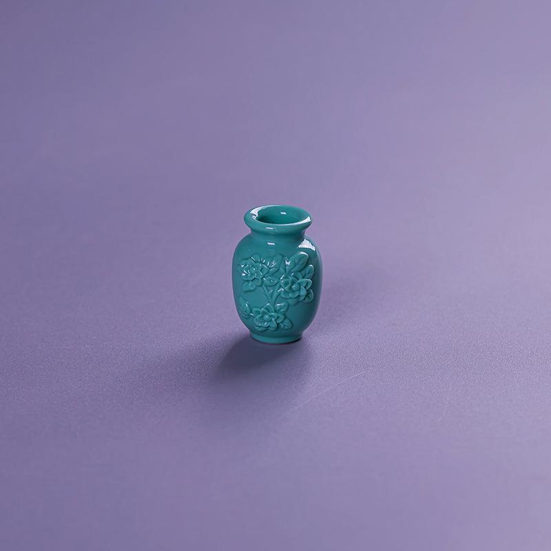 Micro Landscape Simulation Antique Style Decorative Vase Mini Resin Decoration Diy Accessories Doll House Car Desktop Decoration