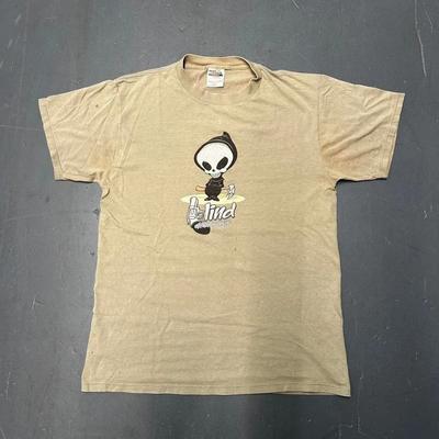 Vintage 90er Blind Skateboards tan Grafik T-Shirt