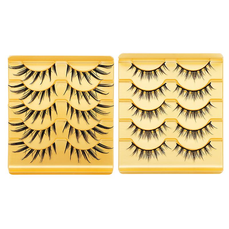 Flying Fox Eyelashes 5 Pairs Can Segment Self-Grafting Eyelashes Thick Curl False Eyelashes