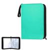 Card File, Trading Card Case, 4 Pockets, Holds 400 Trading Cards, Mint Green