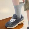 Mid-calf Socks, Solid-colored Cotton Socks, Women's Autumn and Winter Postpartum Socks, Women's Sweat-absorbing Boneless Loose Compression Socks