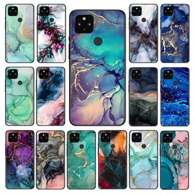 Google Pixel 7 Pro 7 6A 6 Pro 5A 4A 3A Pixel 4 XL Pixel 5 6 4 3 XL 3A XL 2 XL için Renkli Mermer Telefon Kılıfı