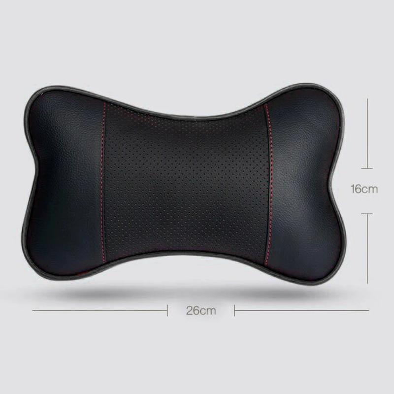 2 Piezas Almohadas Cervicales para Coche de Máxima Calidad Soporte de Almohada para el Cuello del Reposacabezas Auto Universal Asiento Suave Transpirable Decoración Interior