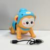 Electric Crawling Animal Toy with Music 0-1 Toddlers Boys Girls Educational Cartoon Monkey Koala Crawling Learning Recording Musical Interactive Toy