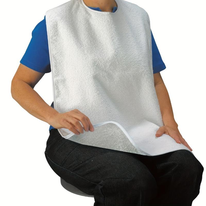 1/4pcs Adult Bibs Apron Bib for Men and Women Suitable for Seniors Stain Resistant Diet Cloth.