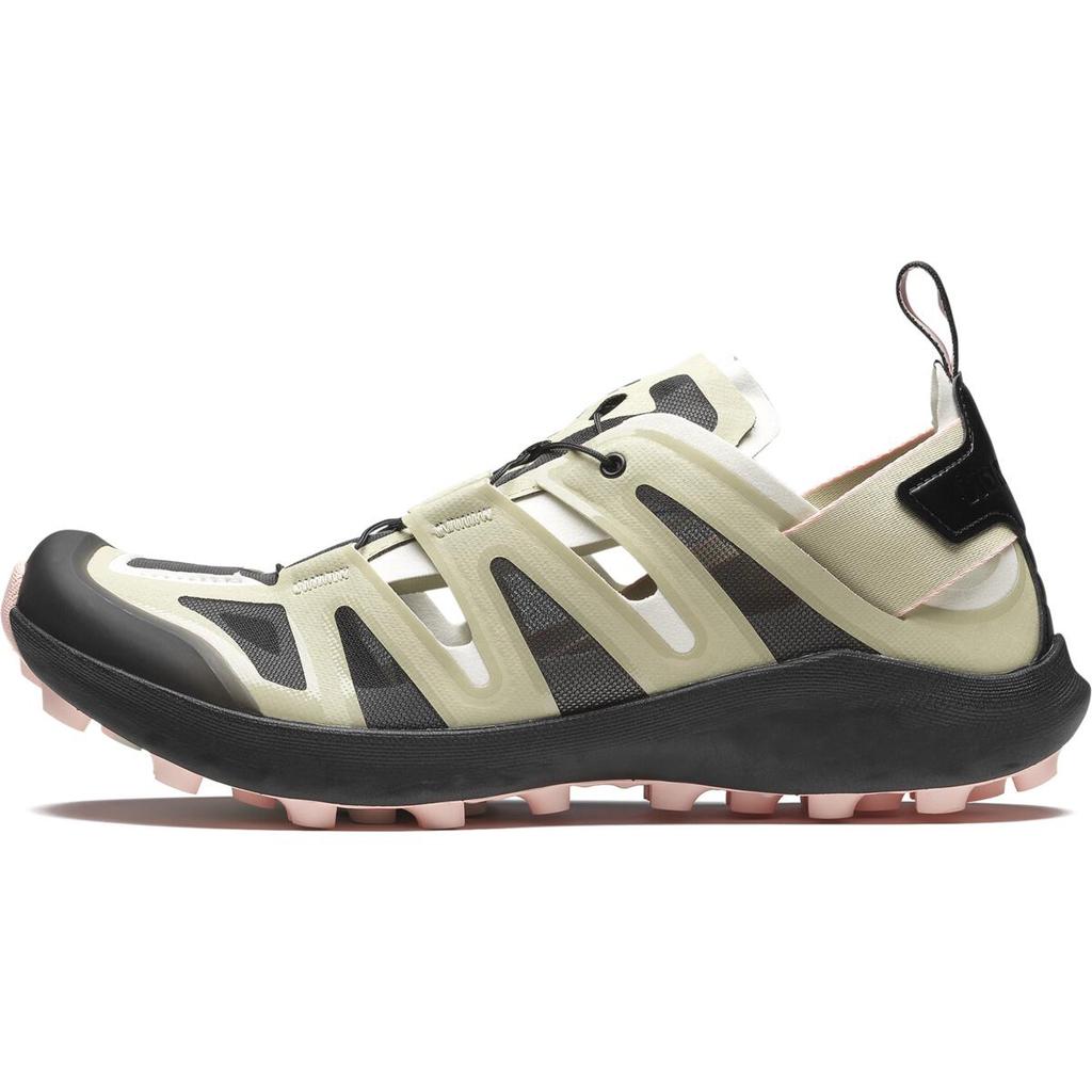 SALOMON Udara Anti Slip Wear Resistant River Trekking Shoes Unisex Light Olive Green/Black/Marigold Pink Sneakers 477304