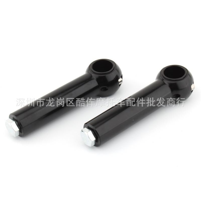 Harley-Davidson Handlebar Riser Spacer 5 Inch Tall 25mm Stem Extension Black Or Chrome Finish