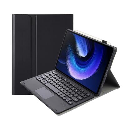 Για Xiaomi Pad 6 / Pad 6 Pro A0N7-A Δερμάτινη Θήκη με Πληκτρολόγιο Bluetooth Εξαιρετικά Λεπτή με Υφή Δέρματος Αρνιού με Touchpad