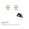 CHANEL Earrings Women's ABH909 B24915 UA964