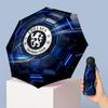 Chelsea FC Pattern Printed Mini 5 Folds 8 Ribs Compact Umbrella Windproof Waterproof Lightweight Portable Folding