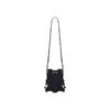 Pleatsmama Mini Glitter Black Crossbow Bag