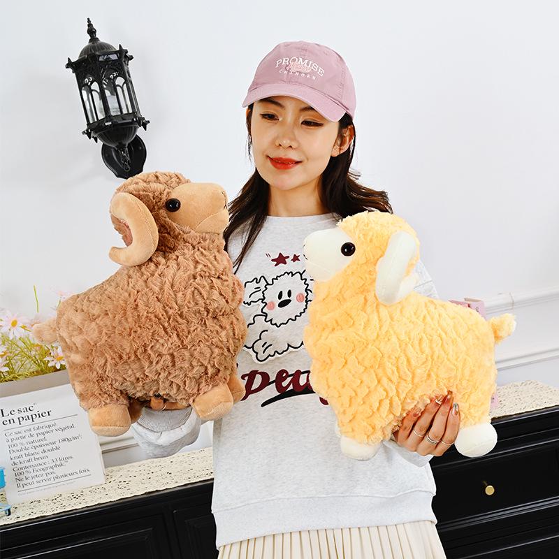 Little Lamb Plush Toy: Claw Machine Doll, Goat Pillow, Toss Gift