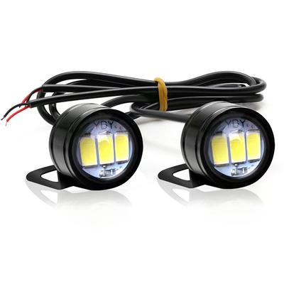 Motorcycle Electric Vehicle High LED Eagle Eye Light 23MM 3SMD License Plate Light Reversing Light Counterattack Light Daytime Running Light