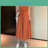 Cotton Linen Long Skirt With High Waist And Patchwork For Summer Casual Wear