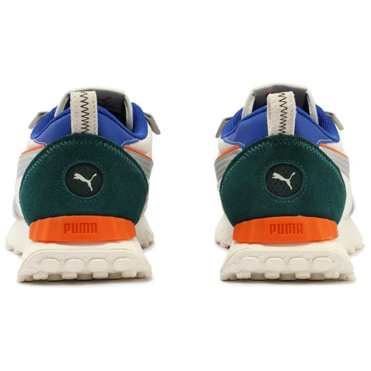 Puma Rider FV Future Vintage Low Top Sneakers Cream Gray Green Orange Unisex 387672-46