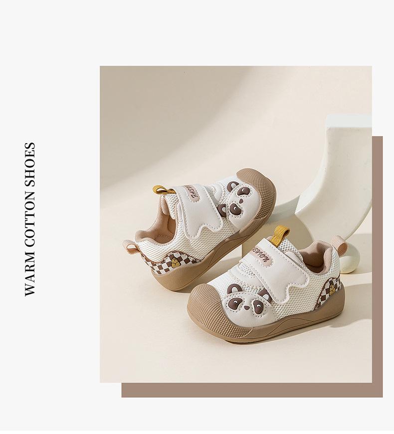 Spring 2026 Toddler Soft Sole Non-Slip Breathable Cartoon Mesh Shoes for Boys & Girls