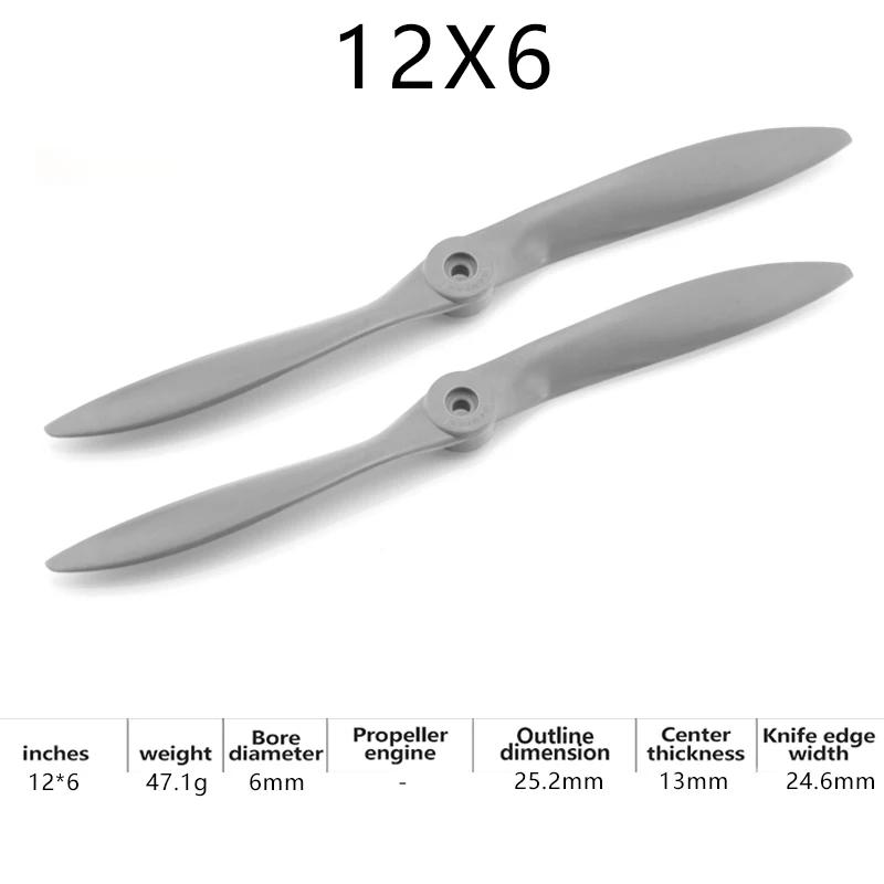 2PCS GEMFAN Glass Fiber Nylon Glow Propellers 8X6/9X5/9X6/10X6/11X6/12X6/13X4/13X6/14X6/15X10 Props For RC Airplane Fixed Wing