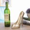Gold High Heel Wine Rack High Heel Shape Wine Bottle Storage Unique Wine Bottle Holder  Restaurant