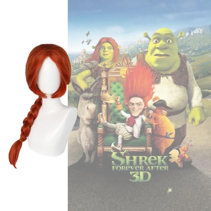 Shrek Fiona Cosplay Wig With High Temperature Silk For Costume Parties And Role Play