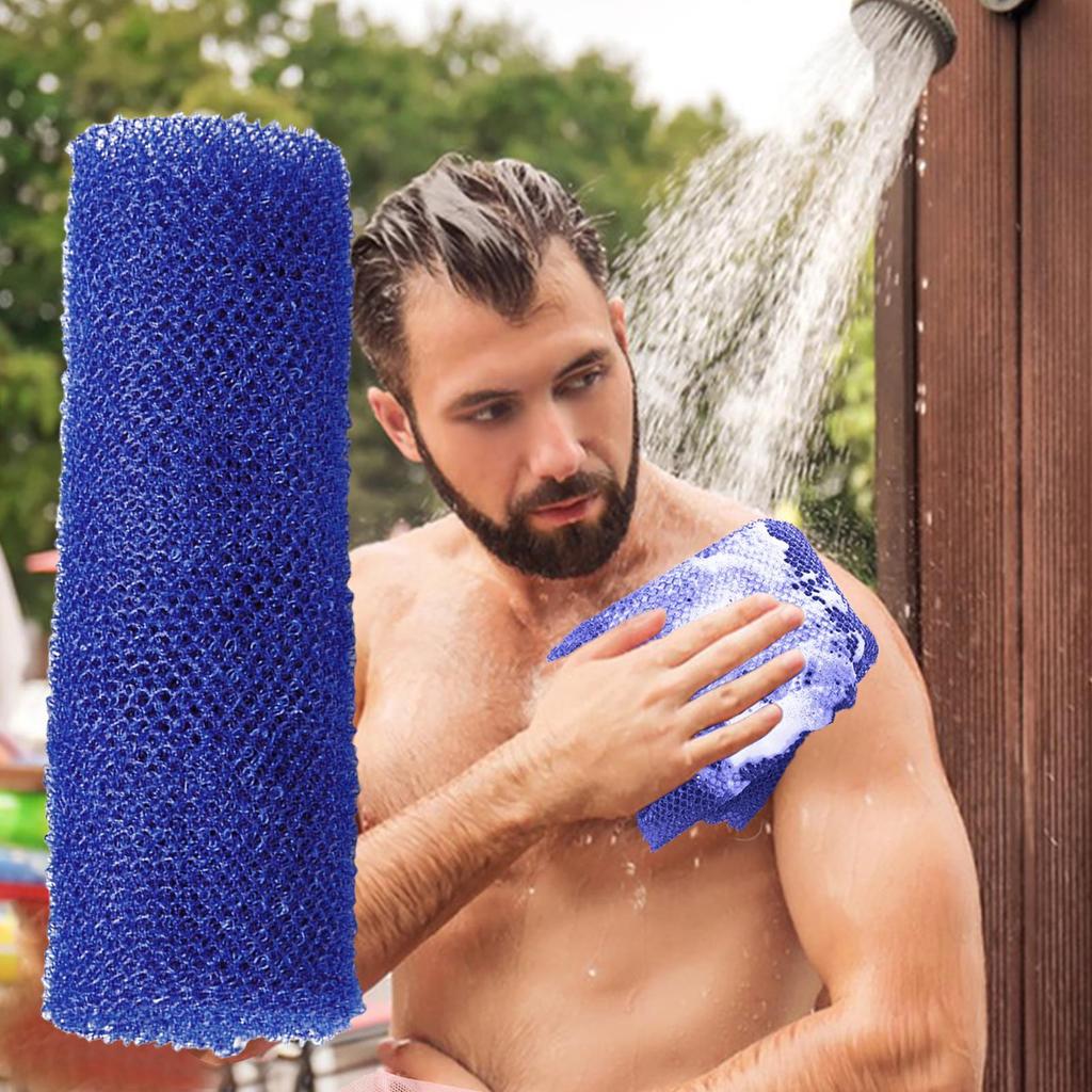 unisex African Net Bath Sponge Exfoliating Washcloth Reusable Skin Smoother Towel Back Shower Scrubber Washcloth Body Scrubber