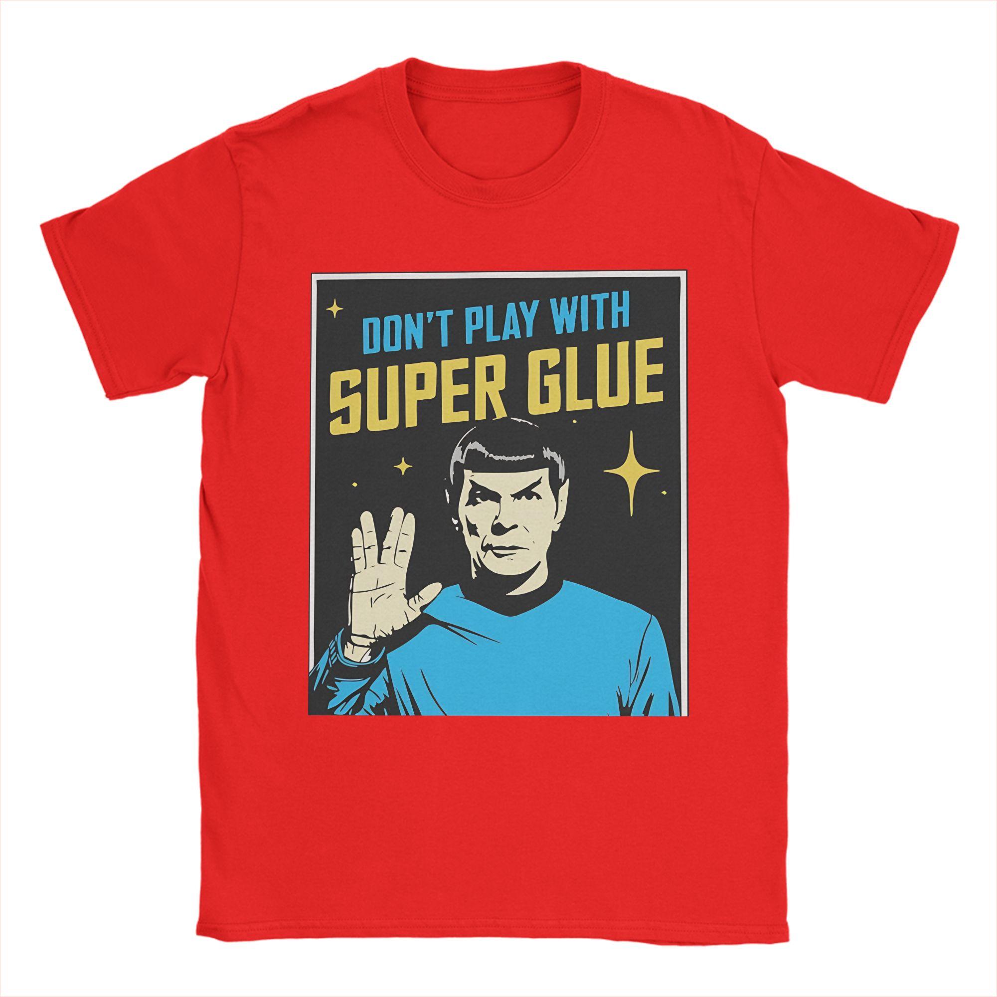 Summer Bestseller. Do Not Play with Strong Glue. Star Footprint T-shirt. Unisex s Cotton Retro High-quality T-shirt. Top GarUnisext. L