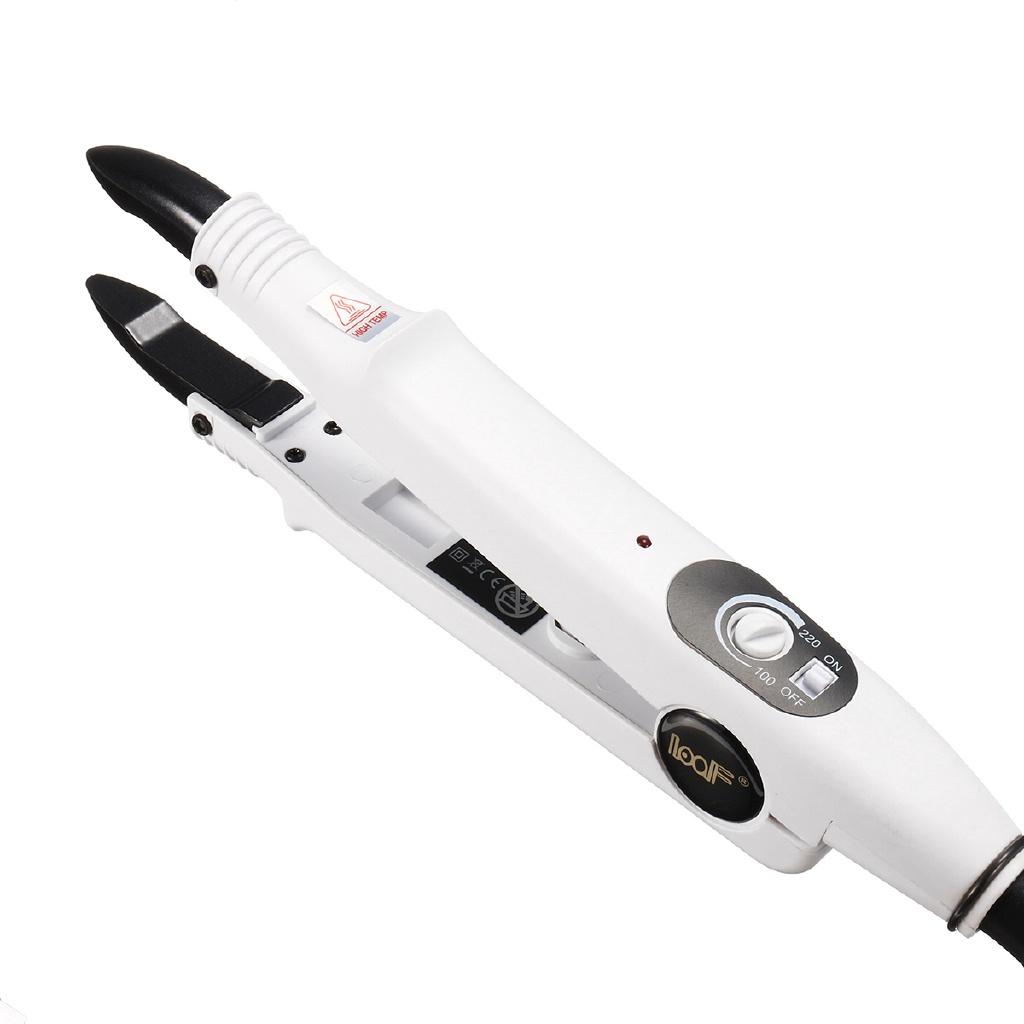 250V 25W Profissional Variável Constante Calor PLACA PLANA Fusões Extensão de Cabelo Queratina Bonding Ferramenta de Salão Ferro de Calor Varinha