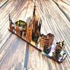 World Style City Skyline Architecture Street View 3D Metal Puzzle Paris Venice San Francisco Shanghai DIY Assembled Model Kits