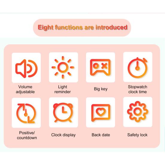 Kitchen Timer with Loud Alarm Timer Counts Multi-Functional Electronic Up And Down for Kitchen Study