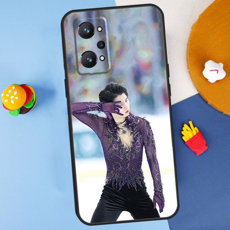 Japanese Skating Prince Yuzuru Hanyu For Realme C55 C67 C61 C75 C53 C51 C21Y C25S GT 6 6T 5 GT7 Pro 10 11 12 13 14 Pro Plus Case