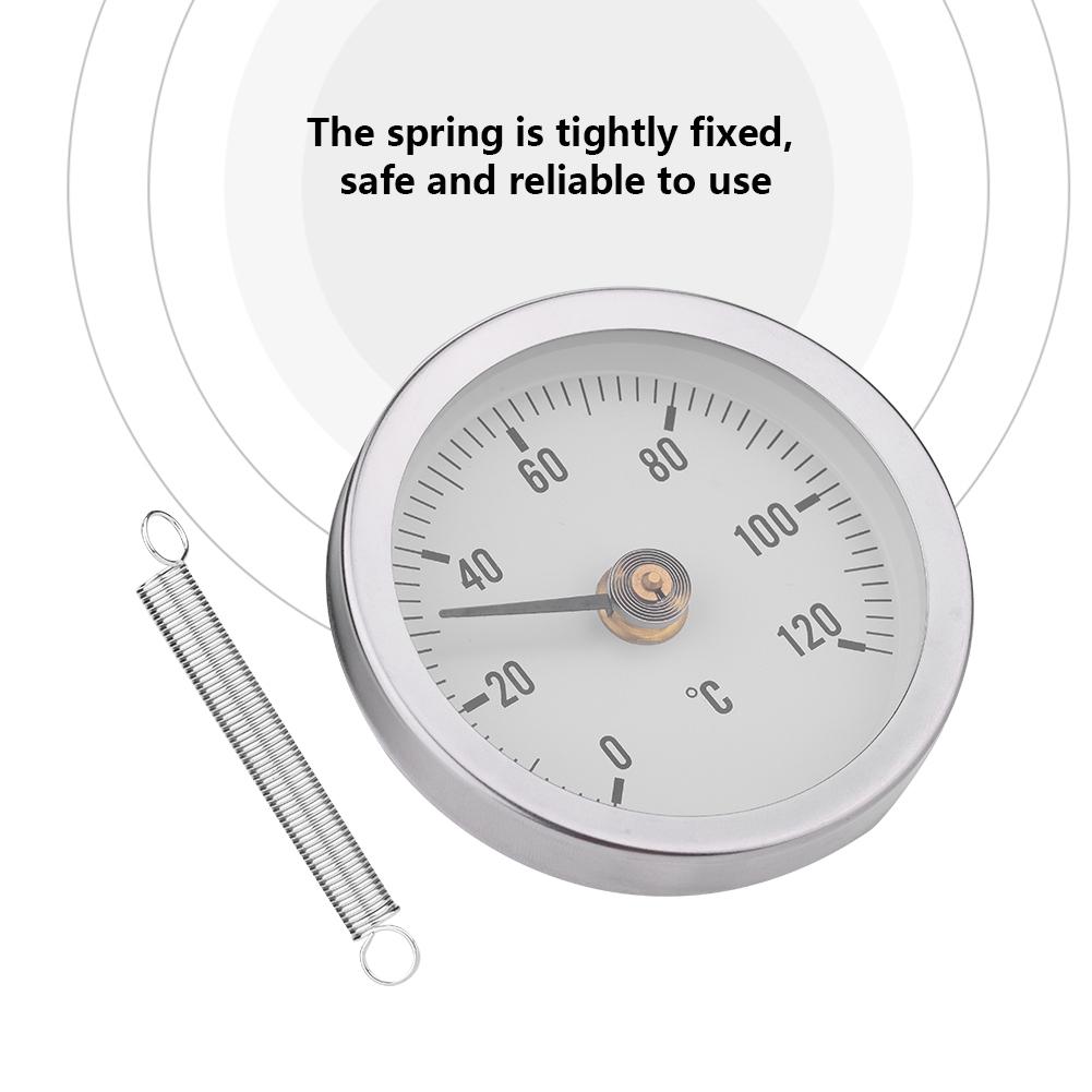 6300CMm Waterproof Dustproof IP55 Bimetal    Thermometer for Pipe  S, Oil Power Plants