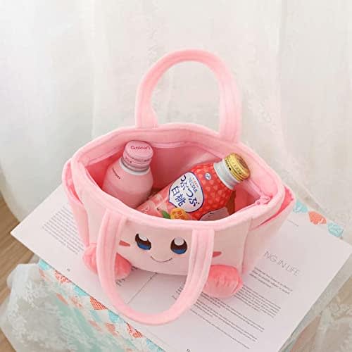 Kirby of the Stars "Insulated, Heat-Retaining, and Waterproof" Lunch Bag, Storage, Shockproof, Cute Anime Character Design, Perfect for Commuting, Sch