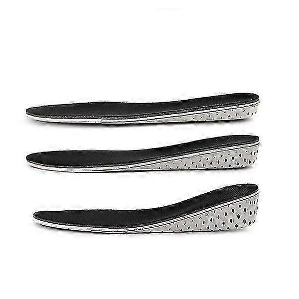 Shoe Insoles for Height Increase, 2cm 3cm 4cm Heightening Inserts, Unisex Comfortable Breathable Invisible Lifts, Trimmable
