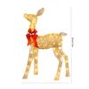 Christmas Light-Up Deer Figurine – Glowing Tabletop Holiday Decoration for Home Display