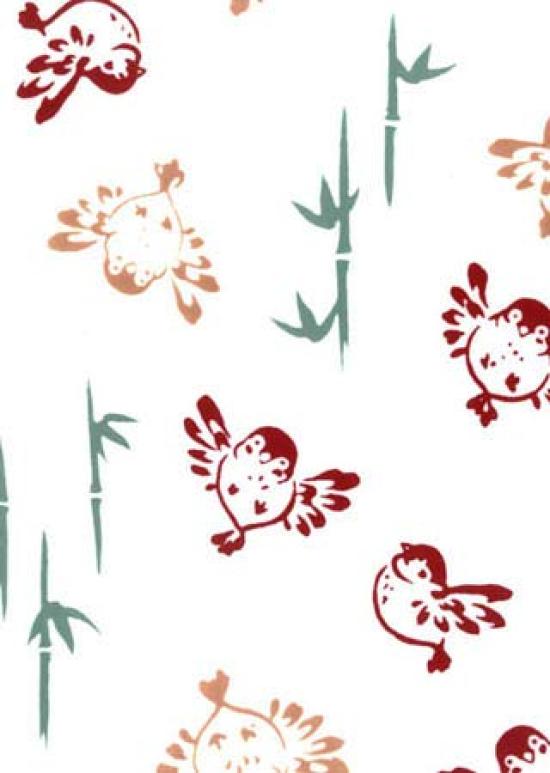 Todaya Shoten Tenugui 849 Nashien-zome (hand Towel) "Fukurasuzume"