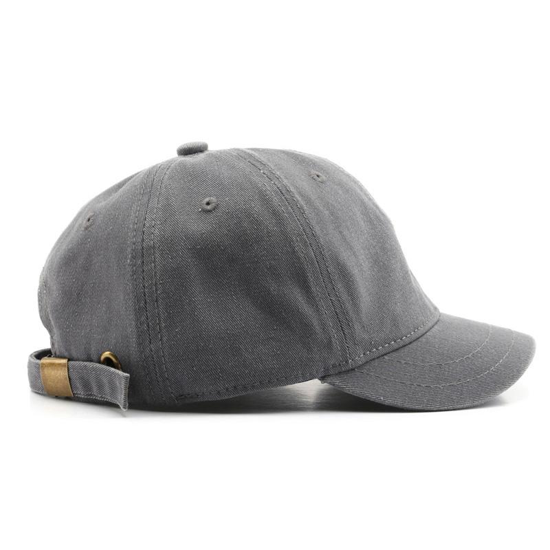 Vintage Short Brim Demin Baseball Hat For Women Men JK Korean Washed Cotton Peaked Hat Snapback Hip Hop Dad Trucker Caps Bonnet
