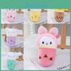 Portachiavi Giocattolo Peluche Carino con Design Tazza di Tè al Latte Accessorio Perfetto per Zaino Regalo Ideale per Ragazze