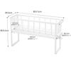 Yamazaki Slim Wire 2 x D16 x Tower Slim Suitable for Any 5070 Three-Way Drainer, Basket, Tiers, White, Approx. W57.5 H33.5cm, Design, Design, Place,