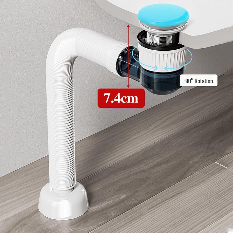 TLXT Bathtub Drain Stopper with Odor-Proof Hose