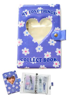 GrooveM Axta Case Axta Case Storage File Otakatsu Goods Collect Book Budget Binder (Purple)