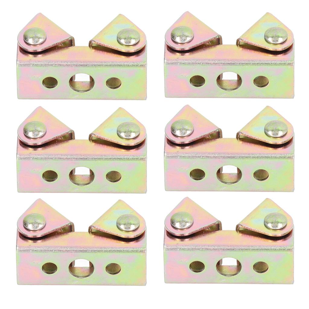 6 Stück Schweißklemme Magnetische V-Typ Vorrichtung Edelstahl Einstellbares Befestigungswerkzeug Set