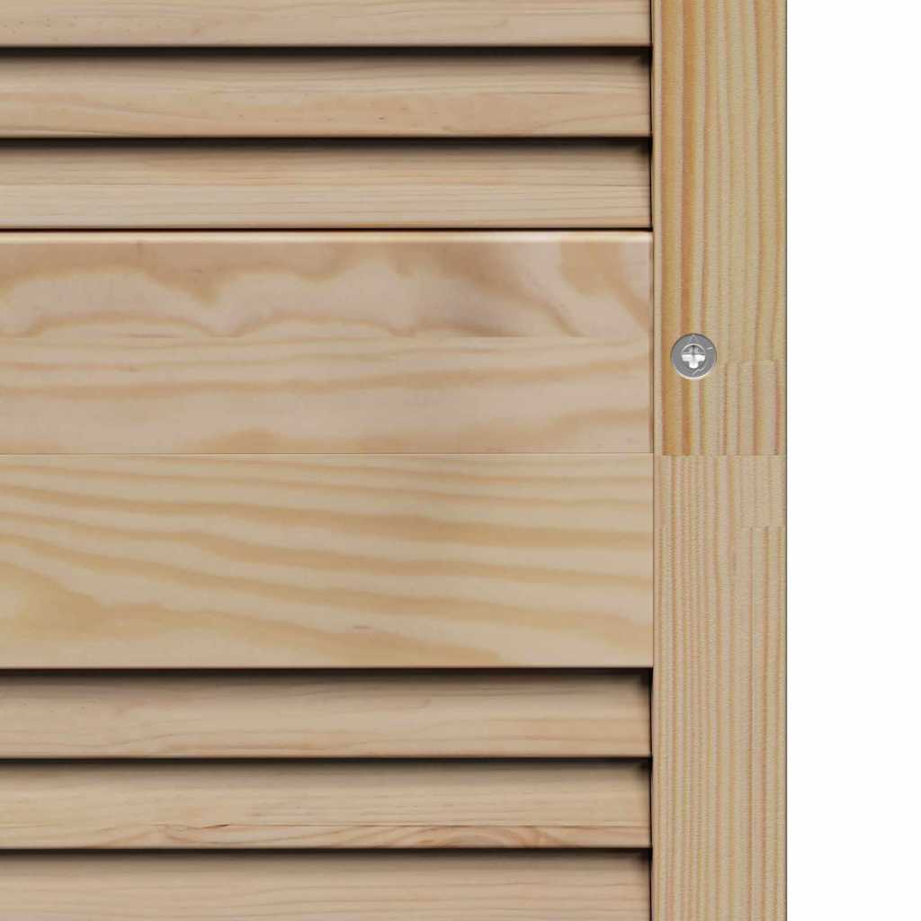 Natural Wardrobe Door 49.5 X 2.1 X 140.5 Cm Solid Pine Wood