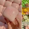 5Pcs Mini Toast Soft Slow Rise Stress Relief Toy Realistic Bread Butter Design Sensory Fidget Gift for Kids And Adults